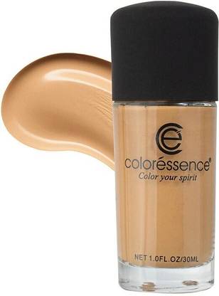 COLORESSENCE SPF-20 Liquid Foundation Deep Coverage Lightweight Face Makeup Formula Foundation