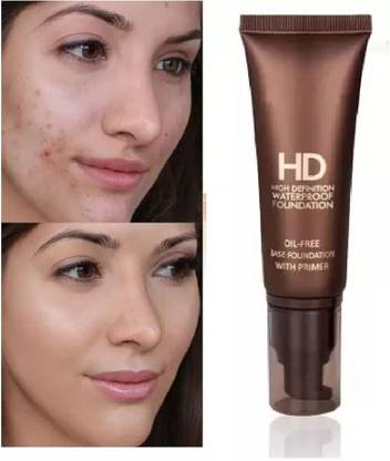 Yuency HD HIGH DEFINITION WATERPROOF FOUNDATION WITH PRIMER OIL  Foundation