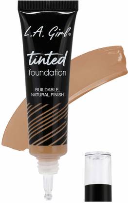 L.A. Girl TINTED FOUNDATION-Caramel Full Coverage Liquid Water & Transfer Resistant Foundation