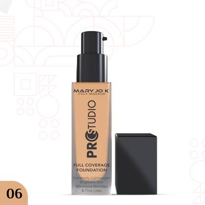 MARY JO K Full Coverage Foundation 06 – Lightweight & Seamless Coverage Foundation