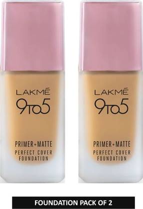 lakme 9to5 Primer + Matte Perfect Cover  Foundation