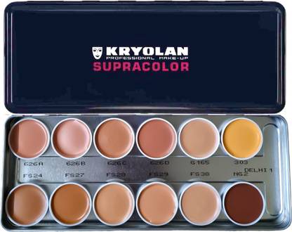 KRYOLAN Supracolor foundation palette 12 color Concealer