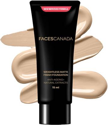 FACES CANADA Finish Foundation | Lightweight | Anti-Ageing | Flawless Finish Foundation