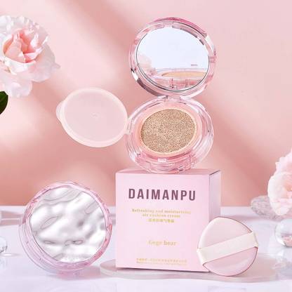 DAIMANPU Flawless Matte Waterproof Air Cushion Foundation – BB & CC Cream Hybrid Foundation