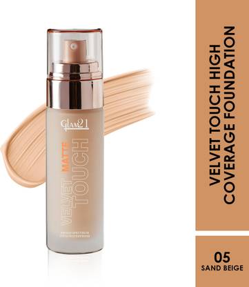 Glam21 Velvet Touch High Coverage Foundation SPF35 Longlasting Matte Finish, Waterproof Foundation
