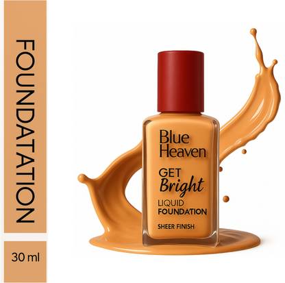 BLUE HEAVEN get bright founation 30ml pack 1 se Foundation
