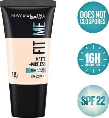 MAYBELLINE NEW YORK Fit Me Matte+Poreless Liquid Tube Foundation