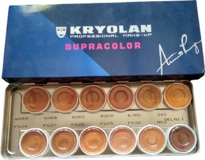 KRYOLAN GERMANY 12 COLOUR BASE palette Foundation