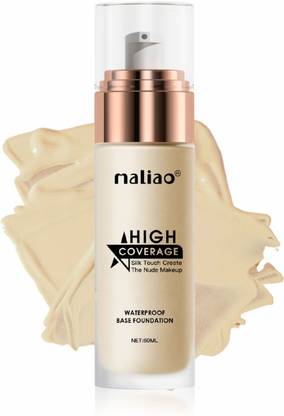 maliao High Coverage Foundation | Long Lasting Liquid Base Makeup | Matte Finish 60ml Foundation