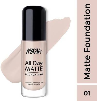 NYKAA All day matte foundation (Ivory 01) 30ml Foundation