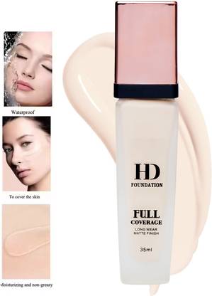 SILDUST Best Liquid Foundation for Dark Spots Waterproof Long Lasting Full Face Coverage Foundation