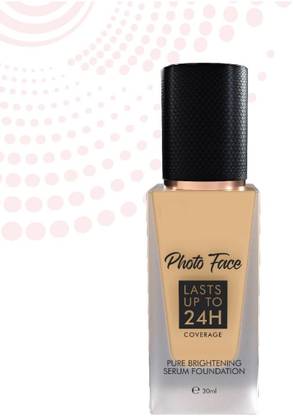 Unique Beatuy Store Women Pure Brightening Serum Waterproof Liquid Foundation 24 Hour Full Coverage Foundation