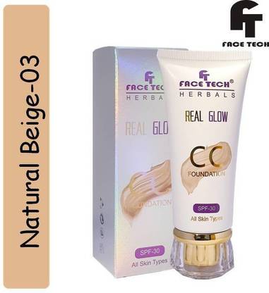 face tech Real Glow CC Foundation With SPF-30 Foundation