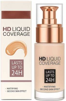 DJATI HD High Coverage Foundation 24H Long-Lasting Matte Waterproof & Lightweight Foundation
