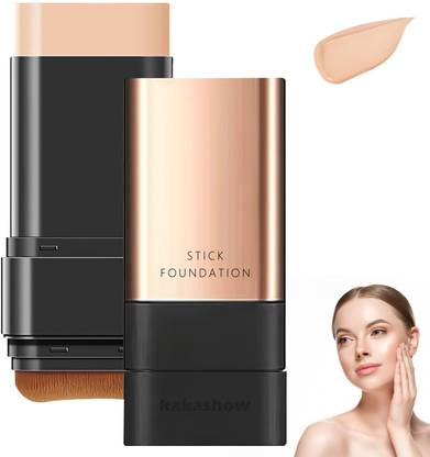 STONPLUS 2 in 1 Luxury Anti-Wrinkle Foundation Stick, Long-Lasting Double Head  Foundation
