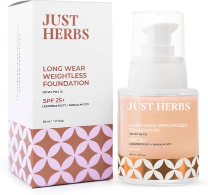 Just Herbs Longwear Weightless Foundation With SPF 25+ Matte Finish Foundation