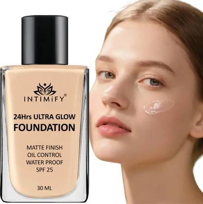 INTIMIFY Makeup High Coverage Liquid Foundation Waterproof Long Lasting Foundation