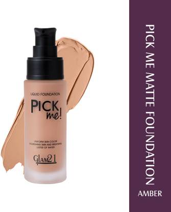 Glam21 Cosmetics Pick Me! Matte Foundation for Non-sticky Instant Spotless Glow | Long Day Matte Foundation