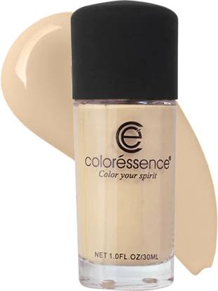 COLORESSENCE SPF-20 Liquid Foundation Deep Coverage Lightweight Face Makeup Formula Foundation