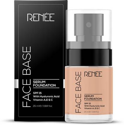 Renee Face Base Serum Foundation, Non- Sticky, Nourishing, Hydrate & Protect Skin 25ml Foundation