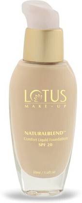 LOTUS MAKE - UP Natural blend Comfort Liquid SPF-20,buff-320 Foundation