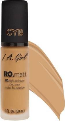 CYB SPF Infused Matte Foundation - Sweat Resistant, Full Coverage Foundation