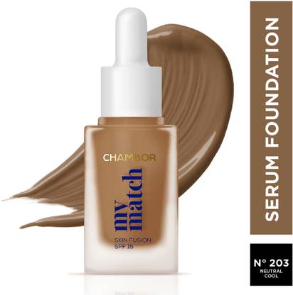 Chambor My Match SPF 15 Skin Fusion Serum Foundation in 20 shades- #203 Neutral Cool Foundation