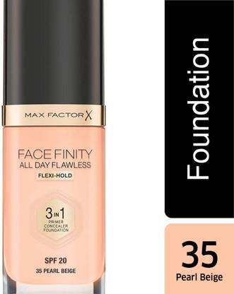 MAX FACTOR Face Finity All Day Flawless 3 In 1 Foundation - 35 Pearl Beige Foundation