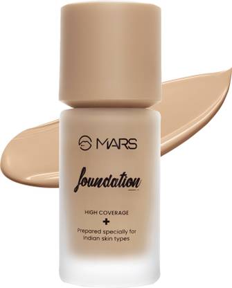 MARS High Coverage Liquid Foundation | Blemish Free & Blendable Makeup  Foundation