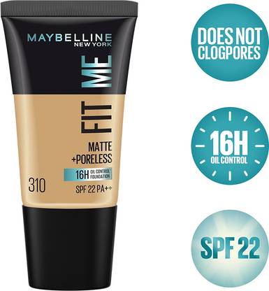 MAYBELLINE NEW YORK Fit Me Matte+Poreless Liquid Tube Foundation