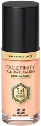 MAX FACTOR Facefinity All Day Flawless Foundation - Light Ivory Foundation