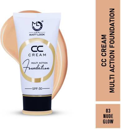 MATTLOOK CC Cream Multi Foundation Hide SPF 30 Even Skin Tone Blendable-3 Foundation