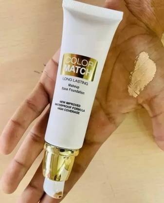 Latixmat Skin Match Long Lasting Makeup Base Foundation New Improved High Coverage Foundation
