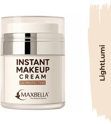 MaxBella Instant Makeup & Spot Coverage Cream with UV Protection,Long Lasting,Waterproof Foundation