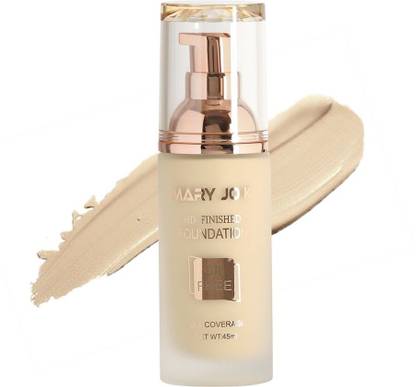 MARY JO K H.D. Finished Full Coverage Foundation, Oil Free (01) 45 Ml Foundation