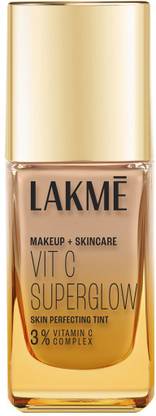 Lakmé Makeup+Skincare VitC Superglow Skin Perfecting Tint Neutral Nude N200 Foundation