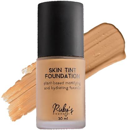 Ruby's Organics Liquid Foundation for medium skin tone,Matte Coverage Foundation