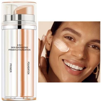 Arcanuy Best Face Makeup 2 in 1 Primer and foundation combo Primer  - 60 ml