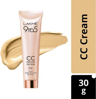 Lakmé Lakmé 9 to 5 Complexion Care (CC Cream)Face Cream, Beige  Foundation