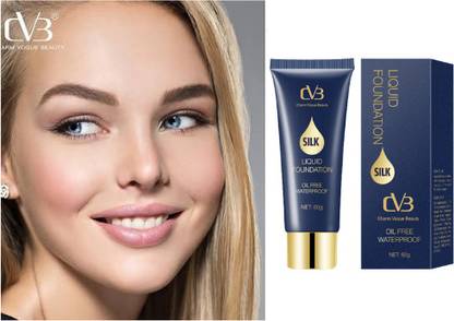 CVB Silk Liquid 804-02 FOUNDATION Oil Free Waterproof Foundation