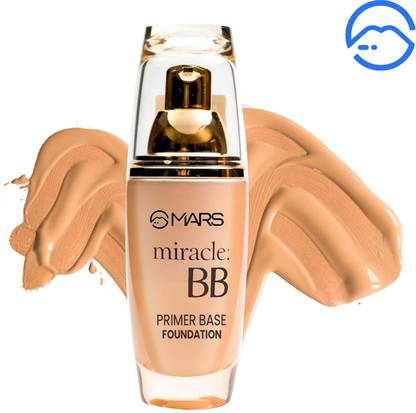 MARS Flawless Finish BB Foundation Primer Base, Oil Free, Long-Lasting Coverage Foundation