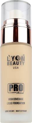L'YON BEAUTY Pro Artist High Coverage Liquid Foundation Shade-04 Foundation