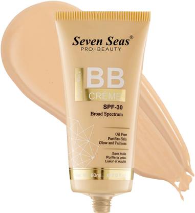 Seven Seas BB Creme for Face Makeup With SPF-30 Full Coverage Oil Free for Women Foundation