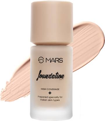 MARS SPF50 PA++++ High Coverage Liquid | Blemish Free & Blendable Makeup Foundation