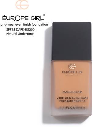 Europe Girl Matte Cover - 200 Spf-15 Foundation