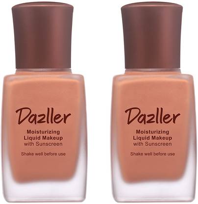 Dazller Moisturizing Liquid Makeup (Pack of 2 X 27mL) Foundation