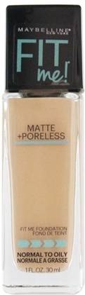 MAYBELLINE NEW YORK Fit Me Matte Plus Poreless  Foundation
