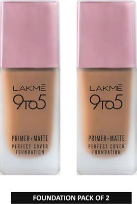 lakme 9to5 Primer + Matte Perfect Cover  Foundation