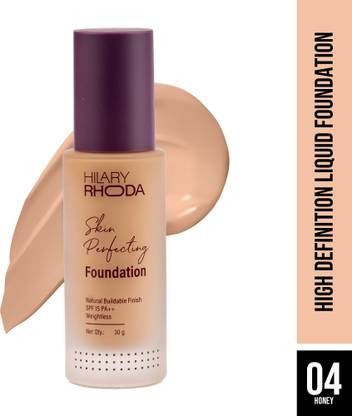 Hilary Rhoda Skin Perfecting Foundation | With SPF 15 | Super Matte Finish | Full Coverage Foundation