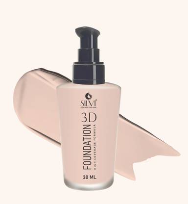 SILVI 3D Coverage Liquid Foundation | Blemish Free & Blendable Foundation for Makeup Foundation